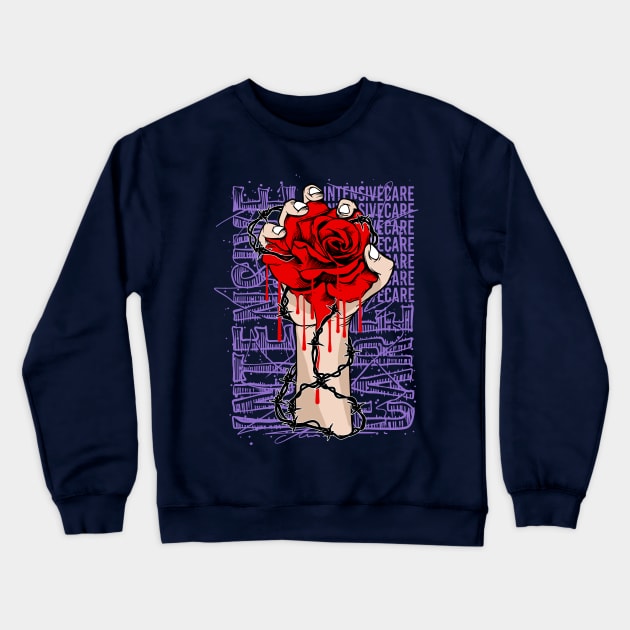 bloody valentine Crewneck Sweatshirt by CHAKRart